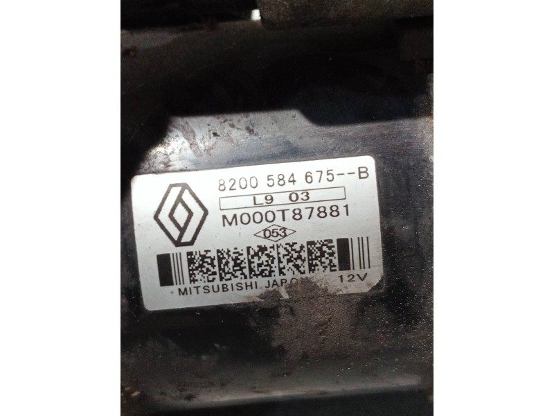 Recambio de motor arranque para renault kangoo referencia OEM IAM 8200584675B M000T87881 