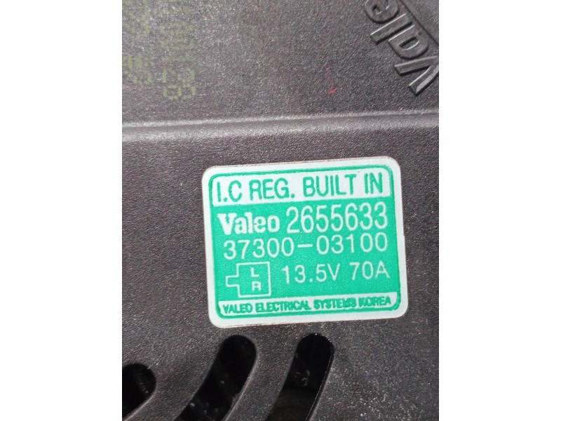 Recambio de alternador para hyundai i10 referencia OEM IAM 3730003100 2655633 