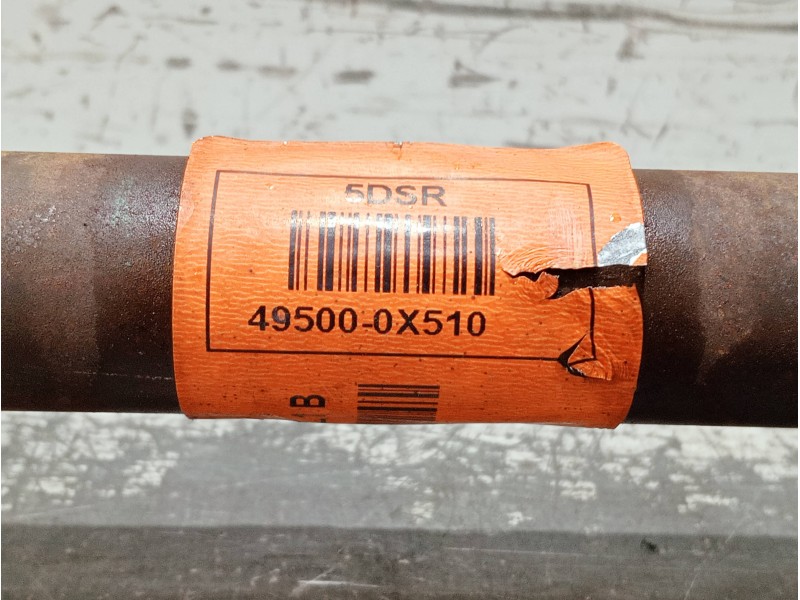 Recambio de transmision delantera derecha para hyundai i10 referencia OEM IAM 495000X510  