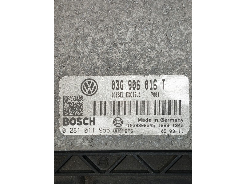 Recambio de centralita motor uce para volkswagen golf v berlina (1k1) highline referencia OEM IAM 0281011956 03G906016T 