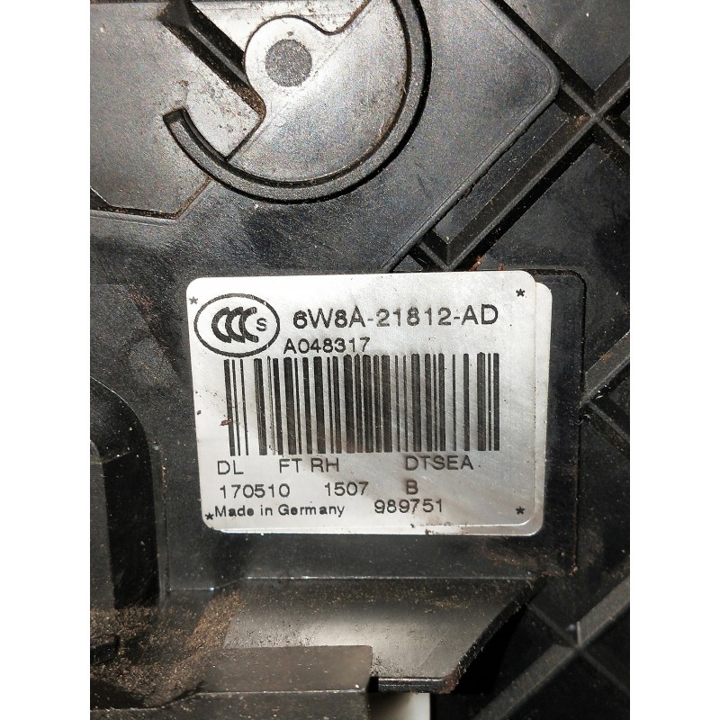 Recambio de motor cierre centralizado delantero derecho para land rover freelander (lr2) 2.2 td4 referencia OEM IAM 6W8A21812AD 