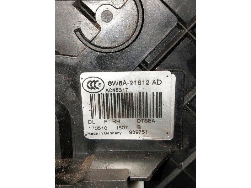 Recambio de motor cierre centralizado delantero derecho para land rover freelander (lr2) 2.2 td4 referencia OEM IAM 6W8A21812AD 