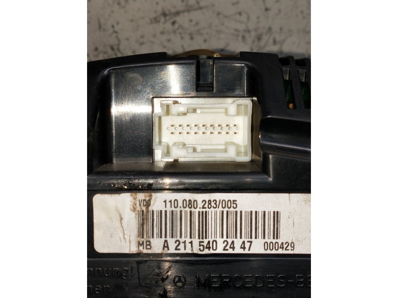Recambio de cuadro instrumentos para mercedes clase e (w211) familiar 500 t 4-matic (211.283) referencia OEM IAM A2115402447 110