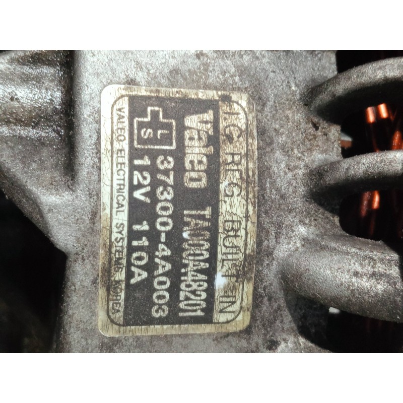 Recambio de alternador para hyundai h 1 h 1 furg.caja cerr.c. puerta referencia OEM IAM 373004A003 TA000A48201 