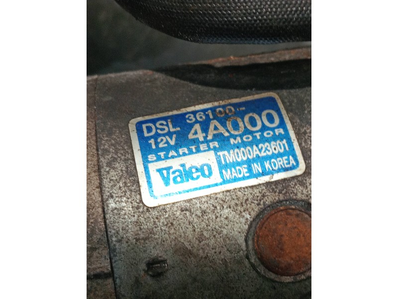 Recambio de motor arranque para hyundai h 1 h 1 furg.caja cerr.c. puerta referencia OEM IAM 361004A000 TM000A23601 