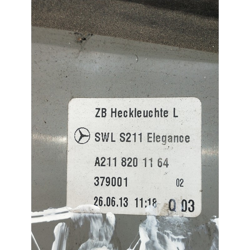 Recambio de piloto trasero izquierdo para mercedes clase e (w211) familiar 500 t 4-matic (211.283) referencia OEM IAM A211820116