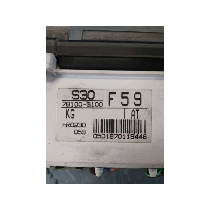 Recambio de cuadro instrumentos para honda prelude (bb6/8/9) 2.2 cat referencia OEM IAM HR0230059 78100G100 S30 F59