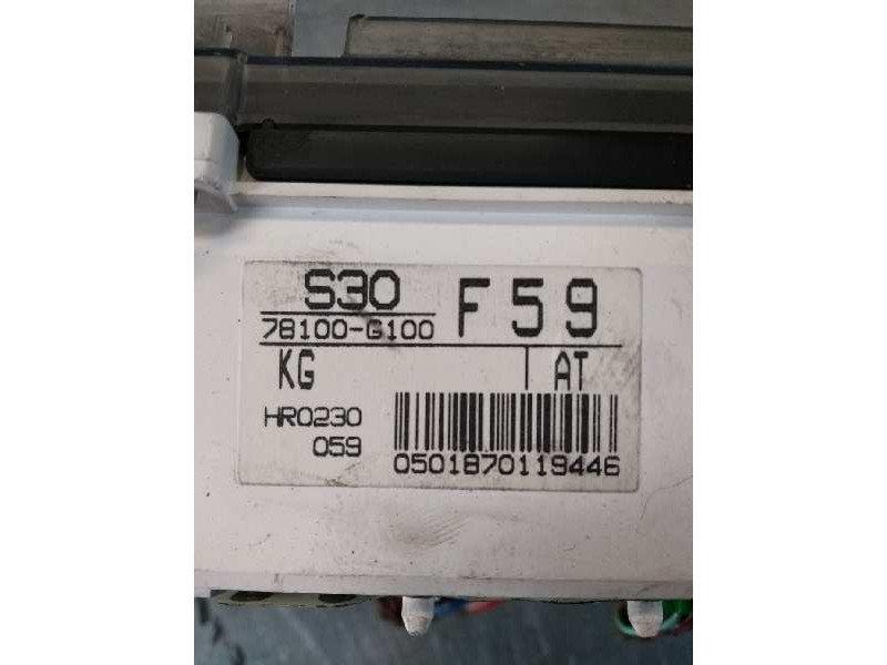 Recambio de cuadro instrumentos para honda prelude (bb6/8/9) 2.2 cat referencia OEM IAM HR0230059 78100G100 S30 F59