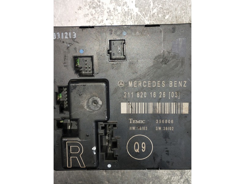 Recambio de modulo electronico para mercedes clase e (w211) familiar 500 t 4-matic (211.283) referencia OEM IAM 2118201626  