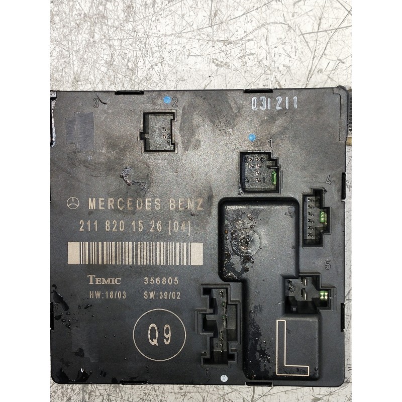 Recambio de modulo electronico para mercedes clase e (w211) familiar 500 t 4-matic (211.283) referencia OEM IAM 2118201526  