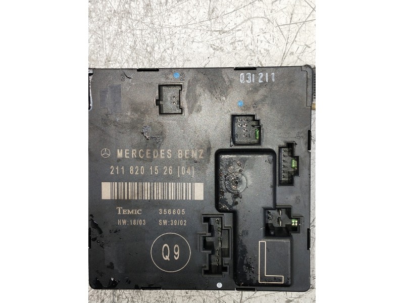 Recambio de modulo electronico para mercedes clase e (w211) familiar 500 t 4-matic (211.283) referencia OEM IAM 2118201526  