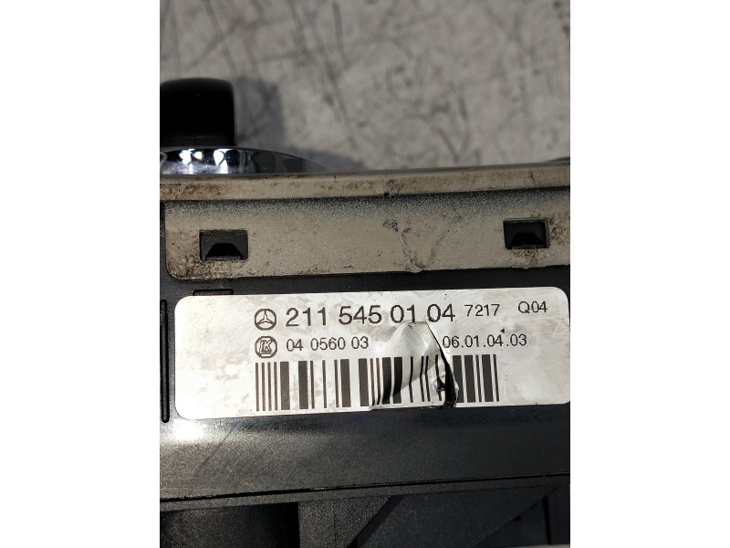 Recambio de mando luces para mercedes clase e (w211) familiar 500 t 4-matic (211.283) referencia OEM IAM 2115450104 04056003 INT