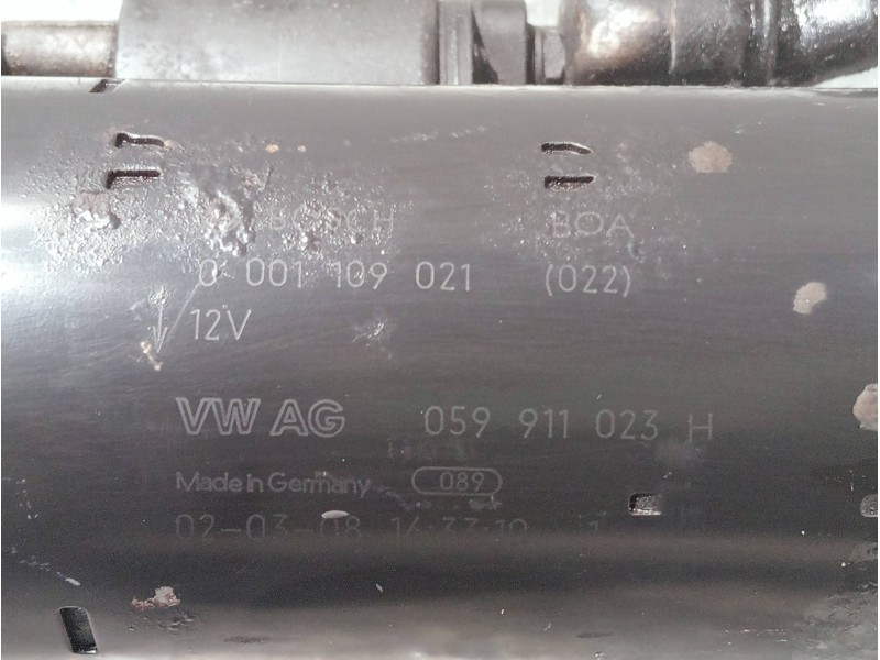 Recambio de motor arranque para audi a4 berlina (8e) referencia OEM IAM 059911023H 0001109021 