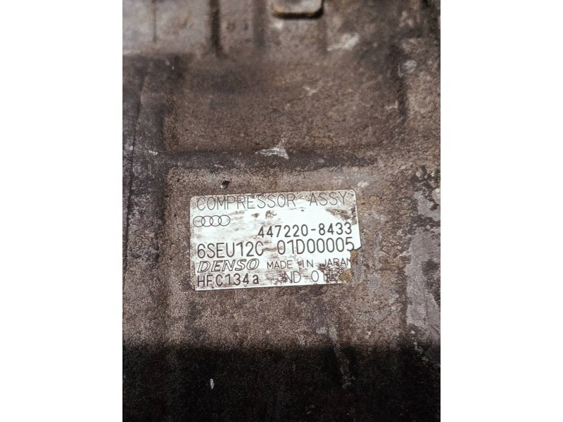 Recambio de compresor aire acondicionado para audi a4 berlina (8e) referencia OEM IAM 4472208433 6SEU12C 