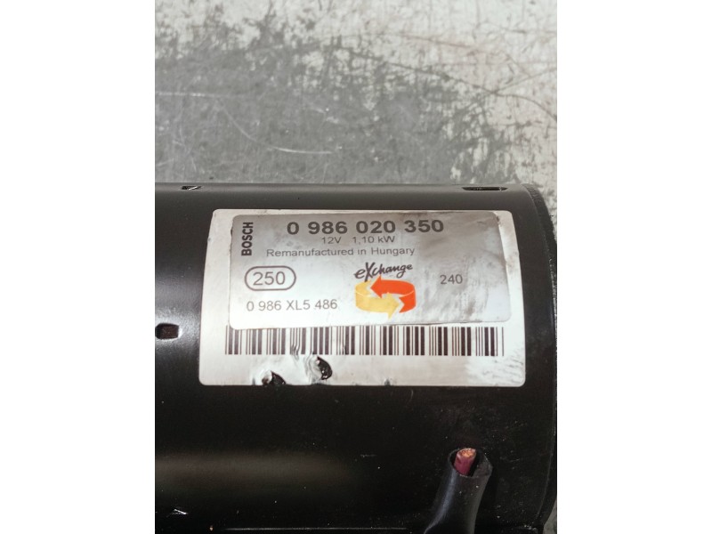 Recambio de motor arranque para mercedes clase c (w203) berlina referencia OEM IAM 0986020350  