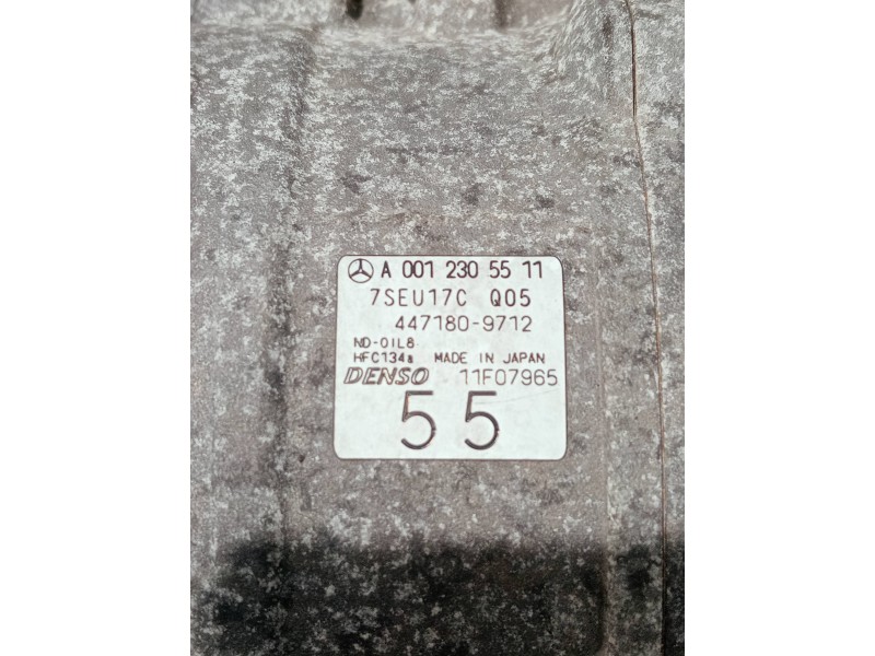 Recambio de compresor aire acondicionado para mercedes clase c (w203) berlina referencia OEM IAM A0012305511 4471809712 7SEU17CQ