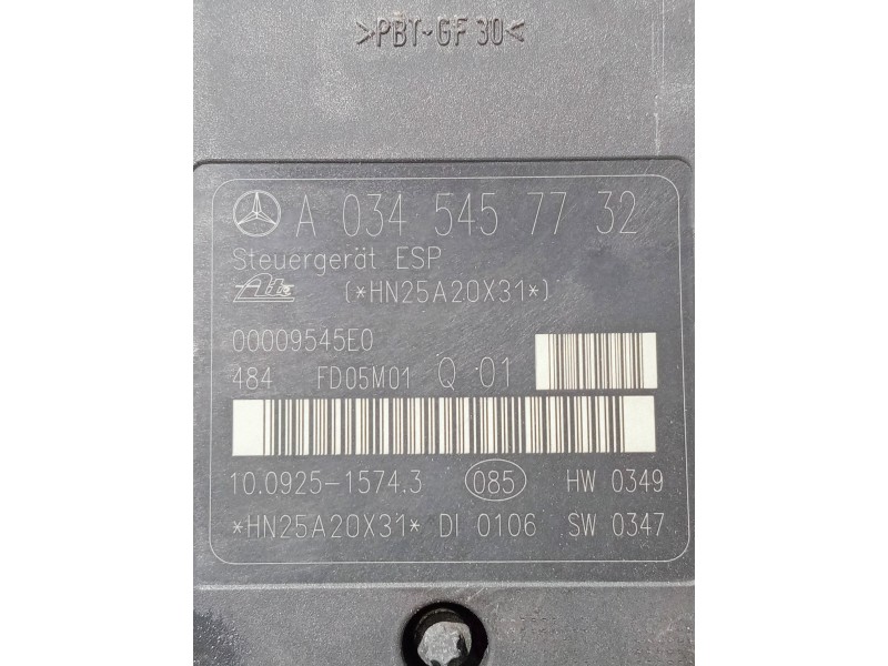 Recambio de abs para mercedes clase c (w203) berlina referencia OEM IAM A0345457732 A0054312912Q01 10020404394