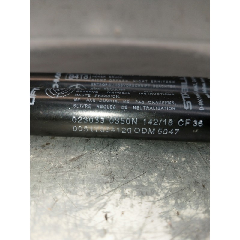 Recambio de amortiguadores maletero / porton para fiat nuova 500 (150) 1.2 cat referencia OEM IAM 0230330350N  
