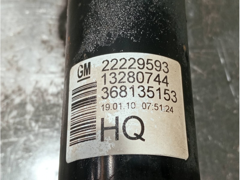 Recambio de amortiguador delantero izquierdo para opel zafira b referencia OEM IAM 22229593 13280744 368135153