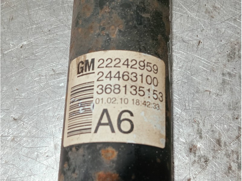 Recambio de amortiguador trasero derecho para opel zafira b referencia OEM IAM 22242959 24463100 368135153