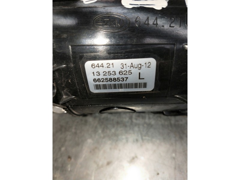 Recambio de faro antiniebla izquierdo para opel corsa d referencia OEM IAM 662588537 13253625 