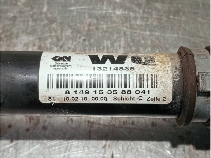 Recambio de transmision delantera izquierda para opel zafira b referencia OEM IAM 13214836 8149150588041 