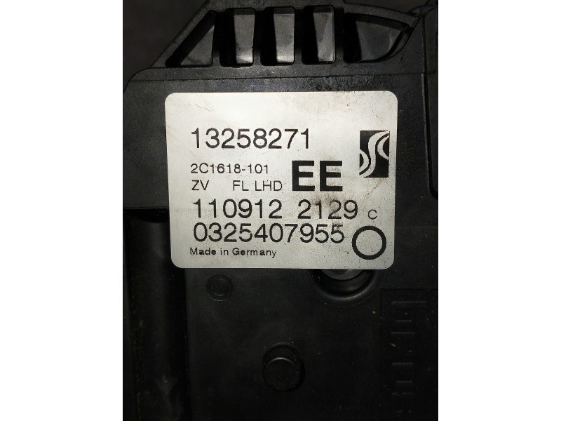 Recambio de motor cierre centralizado delantero izquierdo para opel corsa d referencia OEM IAM 13258271 1109122129 5P
