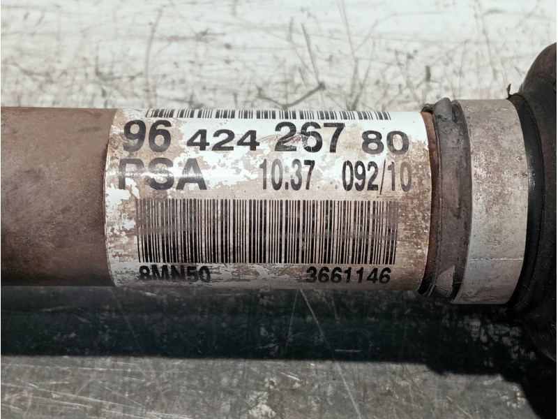 Recambio de transmision delantera derecha para citroen xsara picasso referencia OEM IAM 9642426780 8MN50 