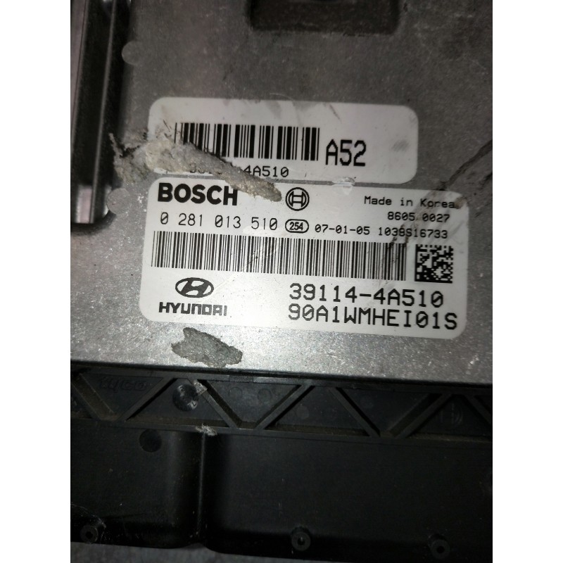 Recambio de centralita motor uce para hyundai h 1 h 1 furg.caja cerr.c. puerta referencia OEM IAM 0281013510 391144A510 