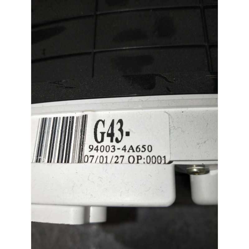 Recambio de cuadro instrumentos para hyundai h 1 h 1 furg.caja cerr.c. puerta referencia OEM IAM 940034A650  