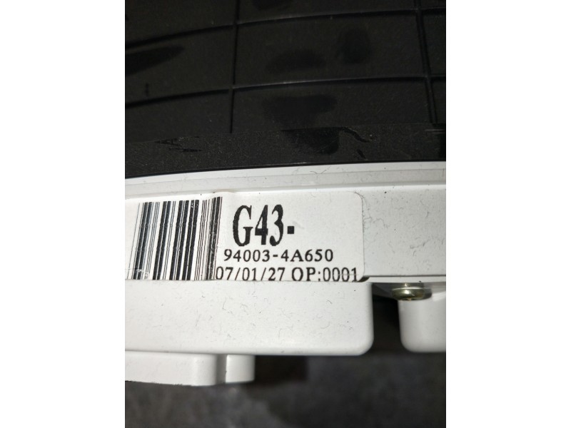 Recambio de cuadro instrumentos para hyundai h 1 h 1 furg.caja cerr.c. puerta referencia OEM IAM 940034A650  