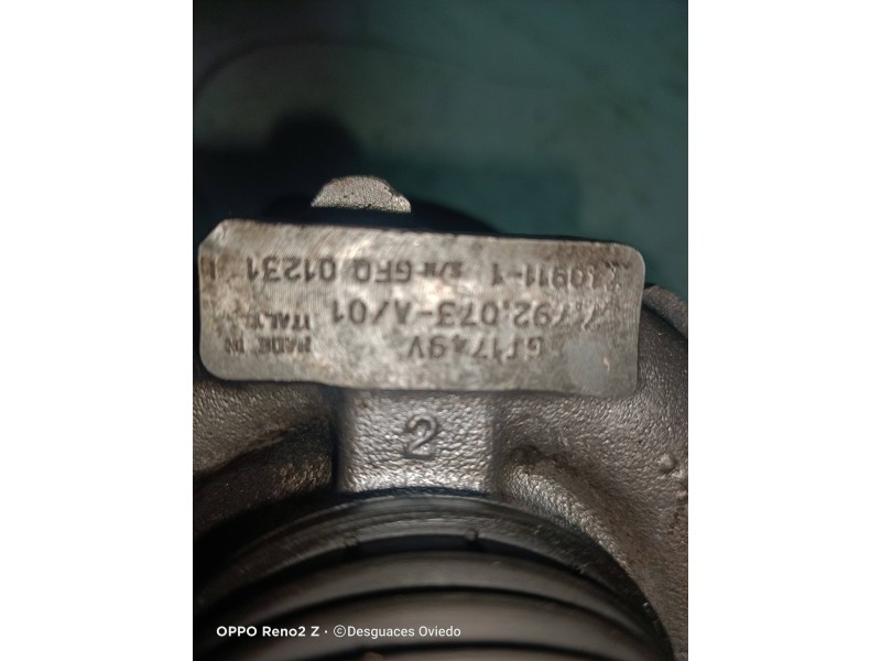 Recambio de turbocompresor para bmw serie 3 berlina (e46) 320d referencia OEM IAM 7109111 GF1749V 779207301 