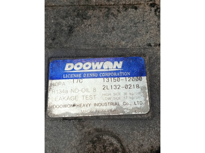 Recambio de compresor aire acondicionado para kia carnival ii 2.9 cdri ex referencia OEM IAM 1315012000  