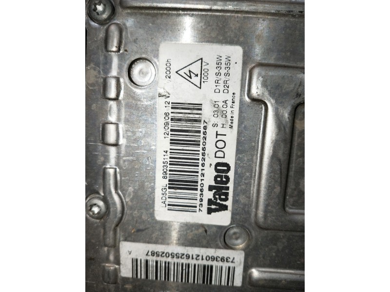 Recambio de faro derecho para peugeot 607 (s2) referencia OEM IAM 9654670880 89010121 89035114. XENOX