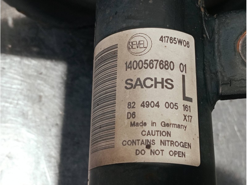 Recambio de amortiguador delantero izquierdo para peugeot expert kasten referencia OEM IAM 140056768001 824904005161 41765W06