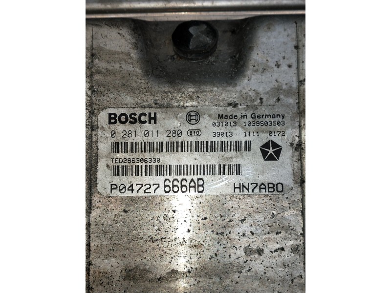 Recambio de centralita motor uce para chrysler voyager (rg) referencia OEM IAM 0281011280 1039S03503 O04727666AB