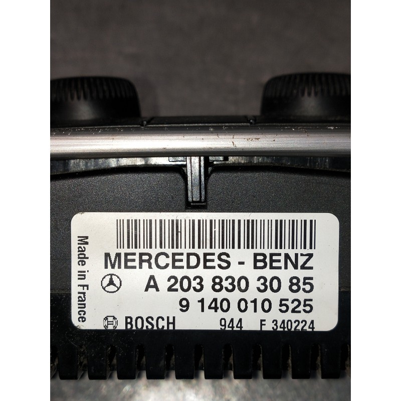 Recambio de mando calefaccion / aire acondicionado para mercedes clase c (w203) sportcoupe referencia OEM IAM A2038303085 914001