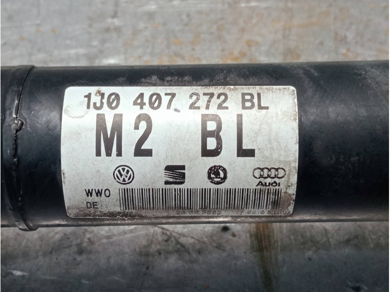Recambio de transmision delantera derecha para skoda octavia berlina (1u2) referencia OEM IAM 1J0407272BL  