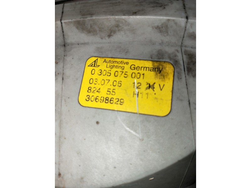 Recambio de faro antiniebla izquierdo para volvo v50 familiar referencia OEM IAM 0305075001 30698629 