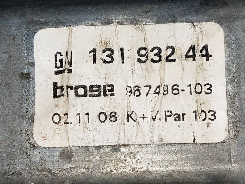 Recambio de elevalunas delantero izquierdo para opel astra twin top cosmo referencia OEM IAM 13193244 93187001 2P