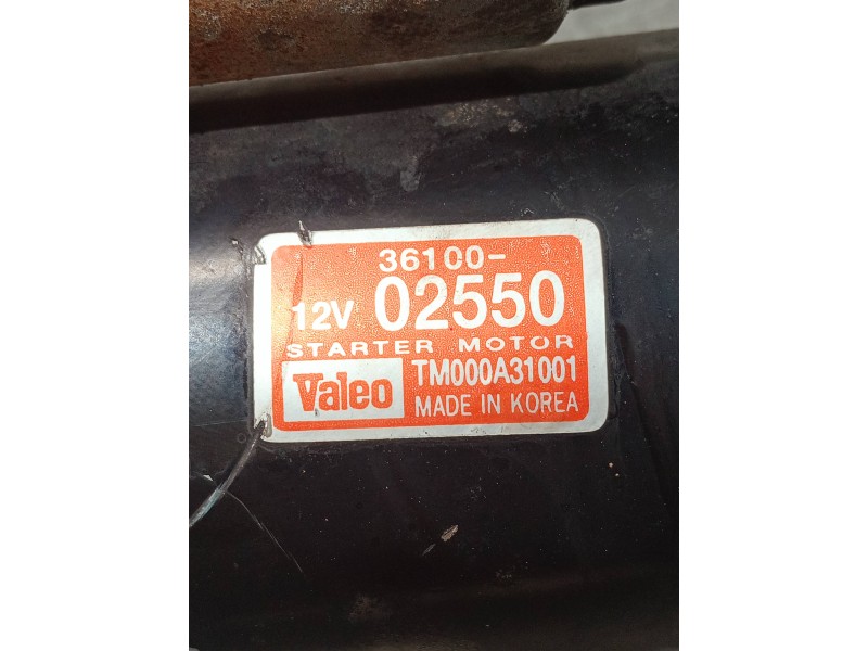 Recambio de motor arranque para hyundai atos prime (mx) referencia OEM IAM 3610002550 TM000A31001 