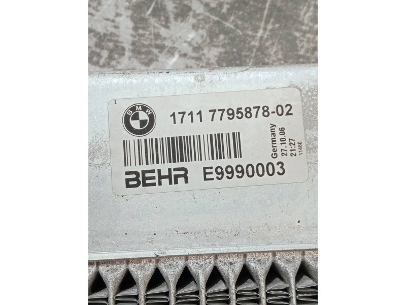 Recambio de radiador agua para bmw serie 5 berlina (e60) referencia OEM IAM 1711779587802 E9990003 