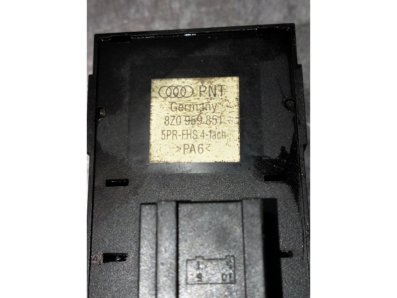 Recambio de mando elevalunas delantero izquierdo para audi a4 berlina (8e) referencia OEM IAM 8Z0959851  4P
