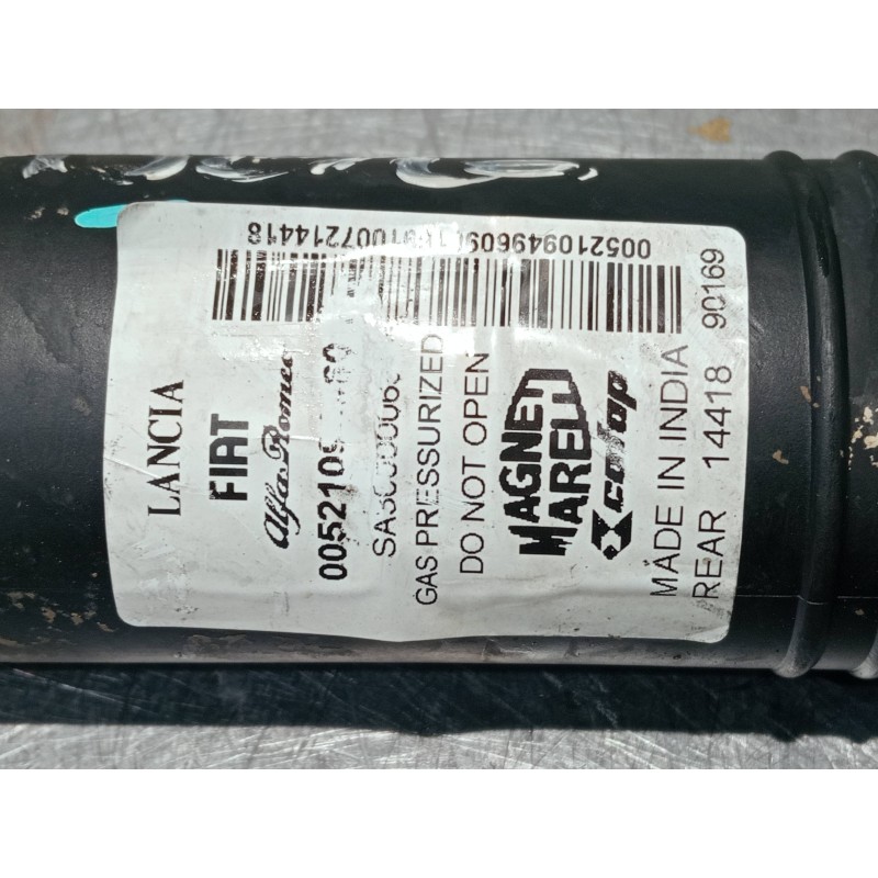 Recambio de amortiguador trasero derecho para fiat nuova 500 (150) 1.2 cat referencia OEM IAM 00521094960 SA30000065 