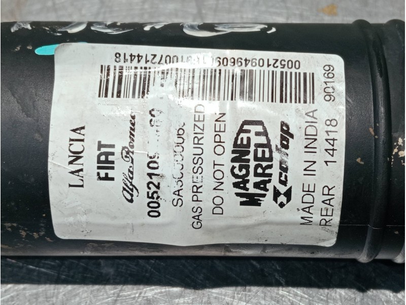 Recambio de amortiguador trasero derecho para fiat nuova 500 (150) 1.2 cat referencia OEM IAM 00521094960 SA30000065 