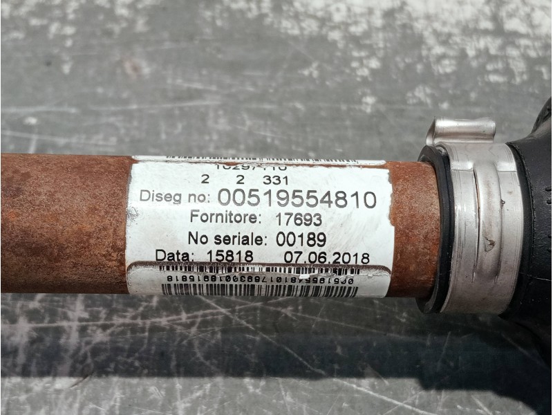 Recambio de transmision delantera izquierda para fiat nuova 500 (150) 1.2 cat referencia OEM IAM 00519554810 10297110 