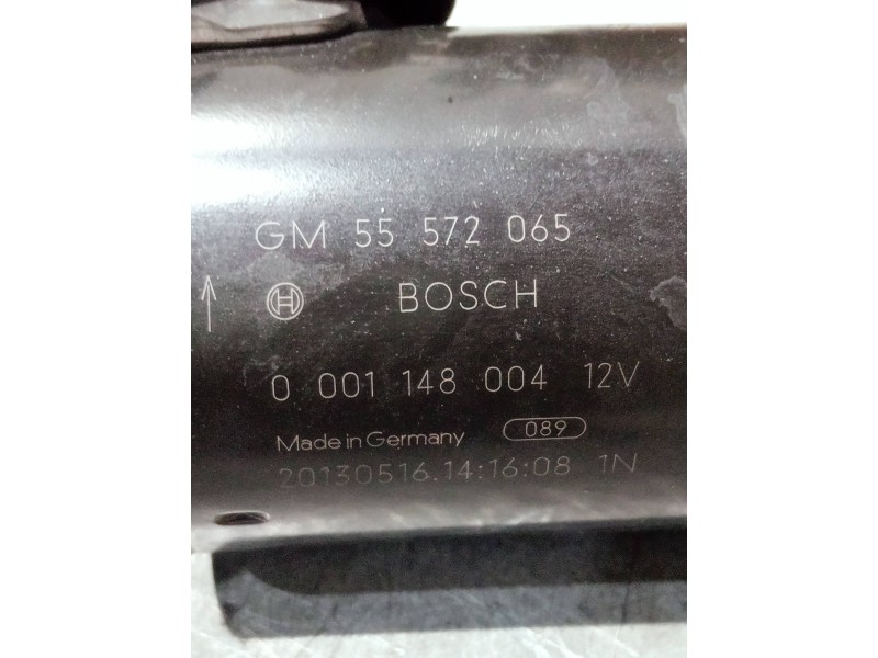 Recambio de motor arranque para opel zafira tourer referencia OEM IAM 55572065 0001148004 