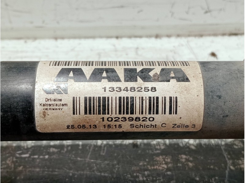 Recambio de transmision delantera izquierda para opel zafira tourer referencia OEM IAM 13348258 10239820 