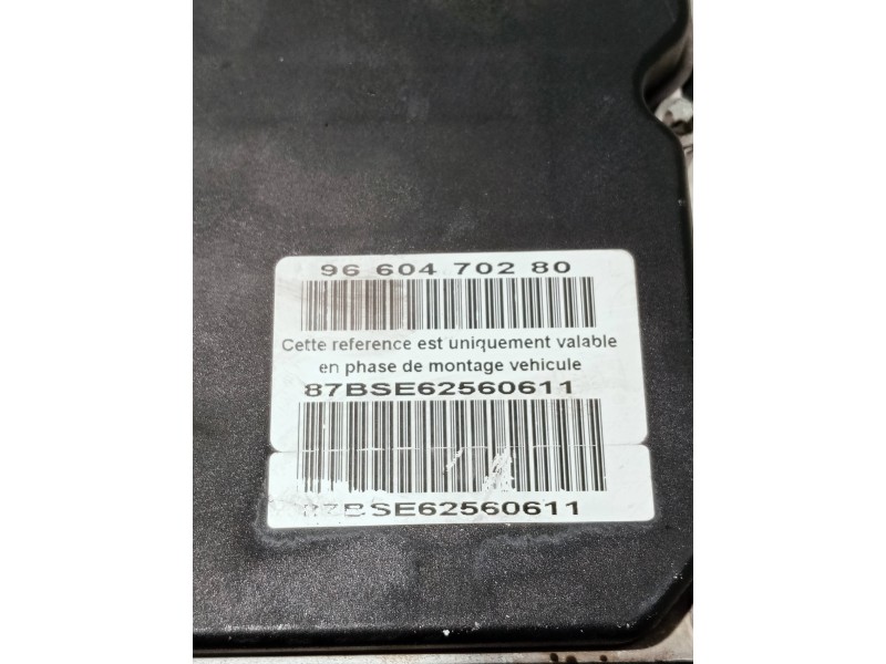 Recambio de abs para peugeot 607 (s2) referencia OEM IAM 9660470280 9649988180 0265234052