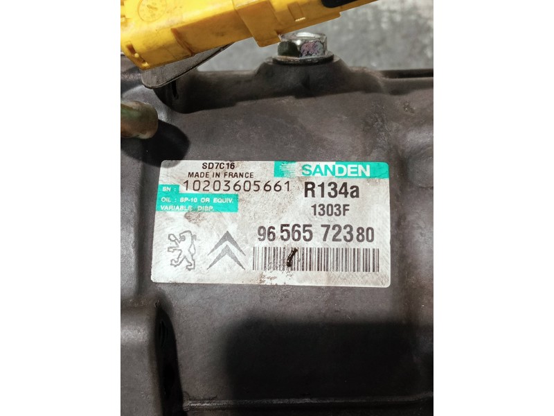 Recambio de compresor aire acondicionado para peugeot 607 (s2) referencia OEM IAM 9656572380  